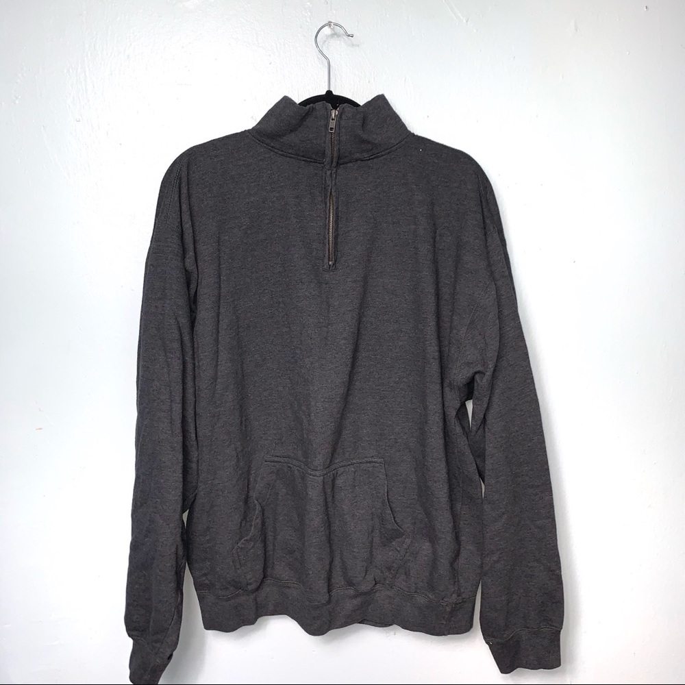 Wings 3/4 Zip Long Sleeve Pullover Size 2X